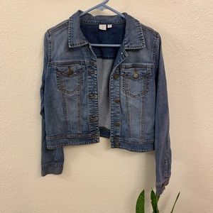 CROPPED JEAN JACKET